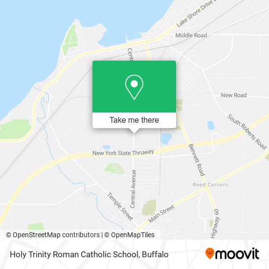 Holy Trinity Roman Catholic School map