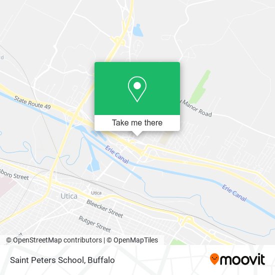 Saint Peters School map