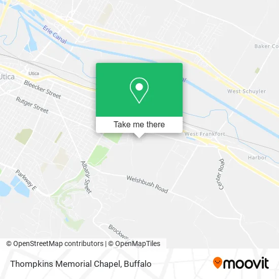 Thompkins Memorial Chapel map