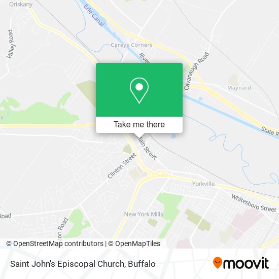 Saint John's Episcopal Church map