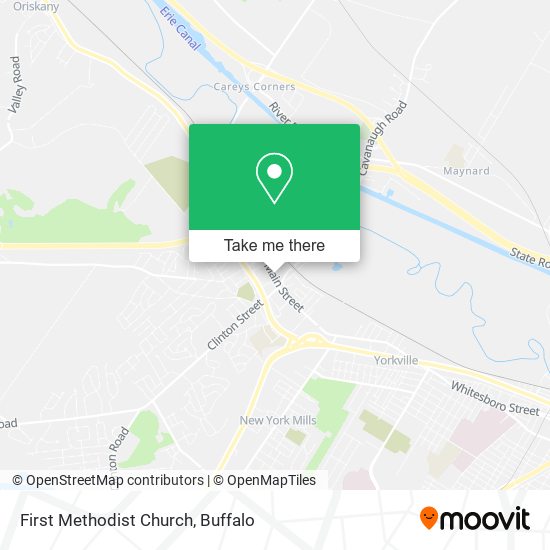 First Methodist Church map