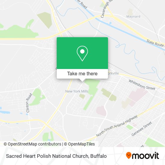 Sacred Heart Polish National Church map
