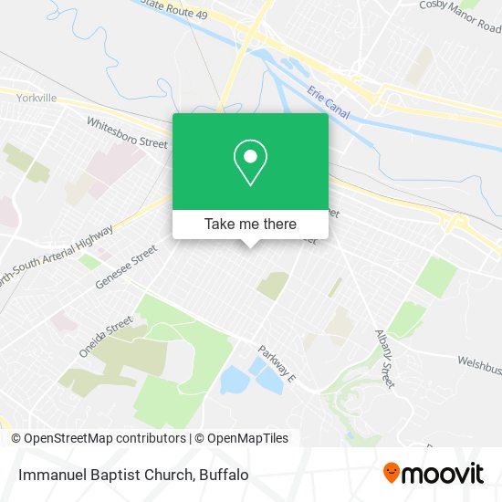 Immanuel Baptist Church map