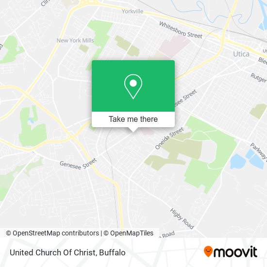United Church Of Christ map