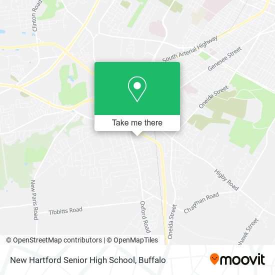 Mapa de New Hartford Senior High School