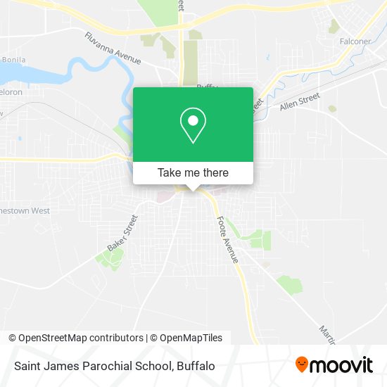 Mapa de Saint James Parochial School