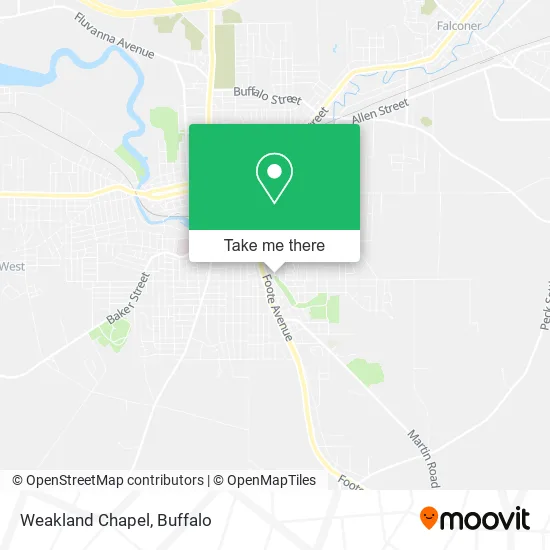 Weakland Chapel map