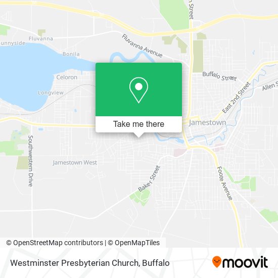 Mapa de Westminster Presbyterian Church