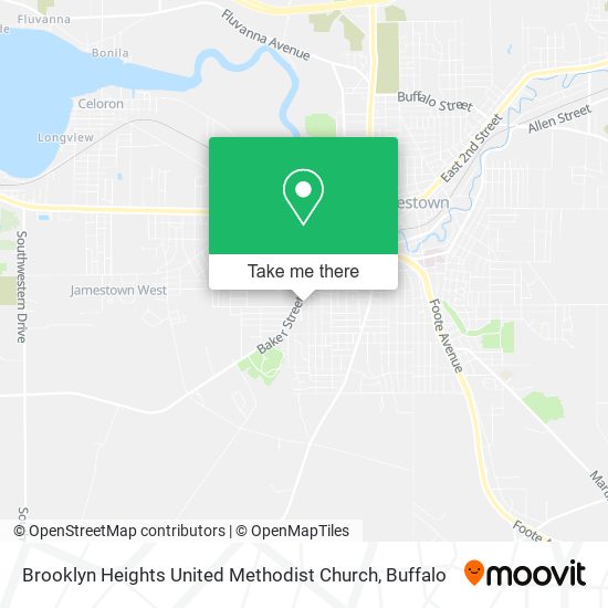 Mapa de Brooklyn Heights United Methodist Church