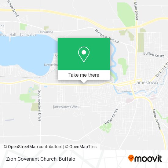 Zion Covenant Church map