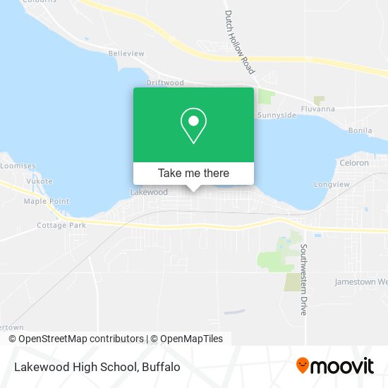 Lakewood High School map