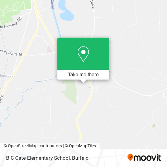 B C Cate Elementary School map