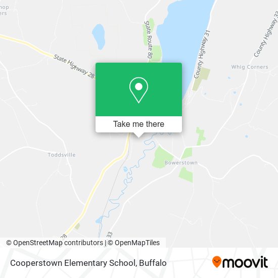 Cooperstown Elementary School map