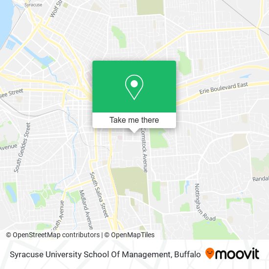 Syracuse University School Of Management map