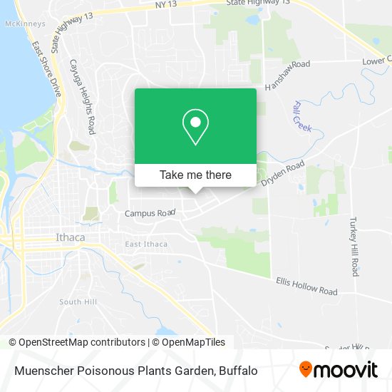 Mapa de Muenscher Poisonous Plants Garden