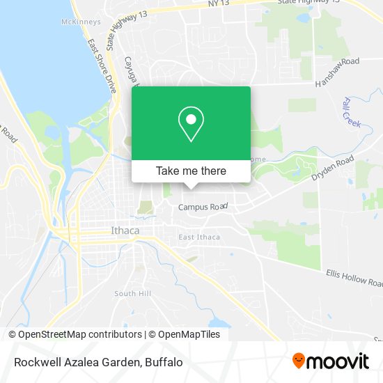 Mapa de Rockwell Azalea Garden