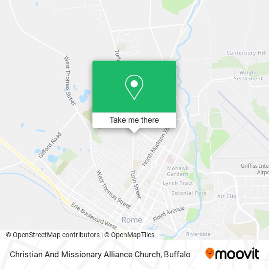 Christian And Missionary Alliance Church map