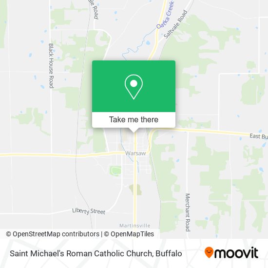 Saint Michael's Roman Catholic Church map