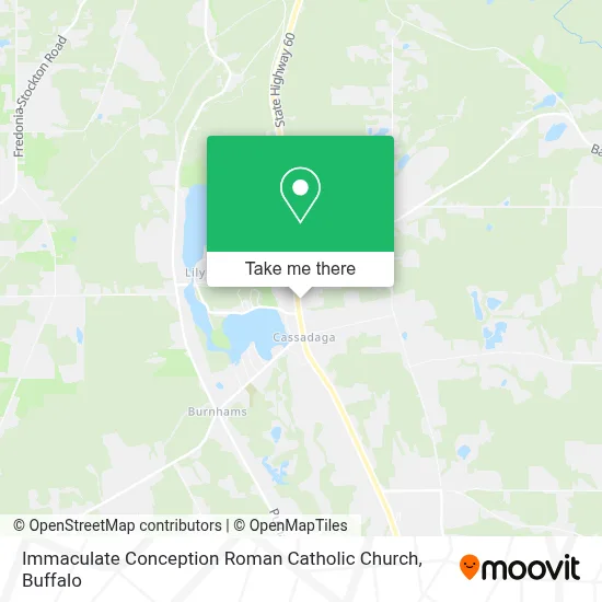Immaculate Conception Roman Catholic Church map