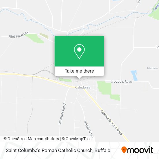 Saint Columba's Roman Catholic Church map