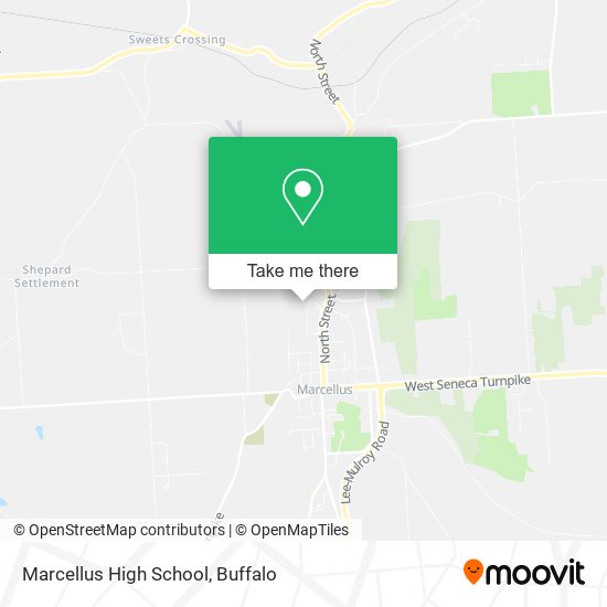 Marcellus High School map