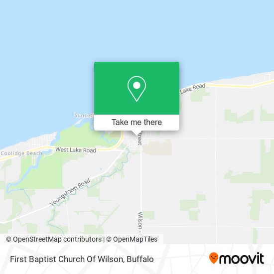 Mapa de First Baptist Church Of Wilson
