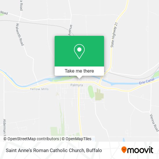 Saint Anne's Roman Catholic Church map