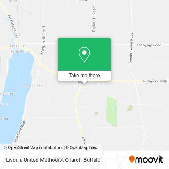 Mapa de Livonia United Methodist Church
