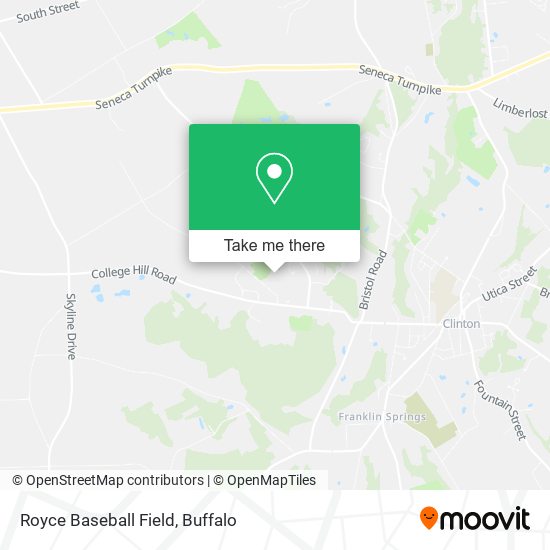 Royce Baseball Field map