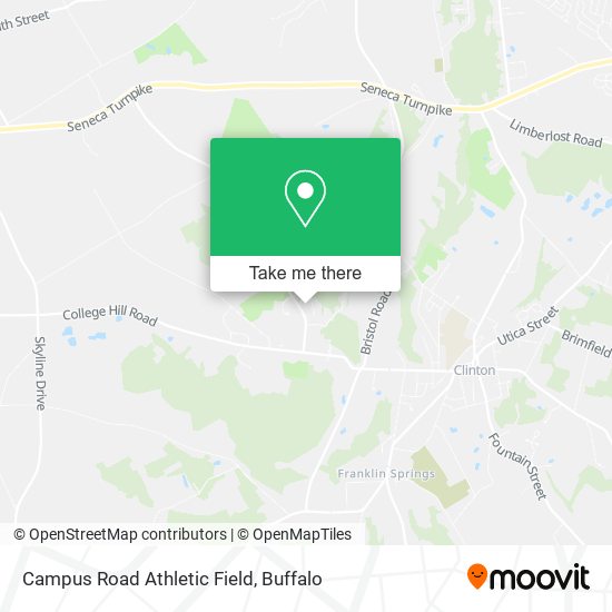 Campus Road Athletic Field map