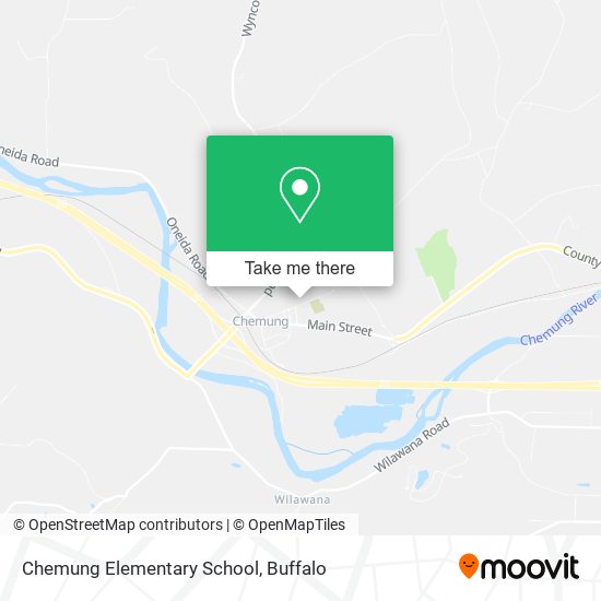 Chemung Elementary School map