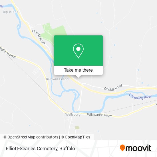 Elliott-Searles Cemetery map