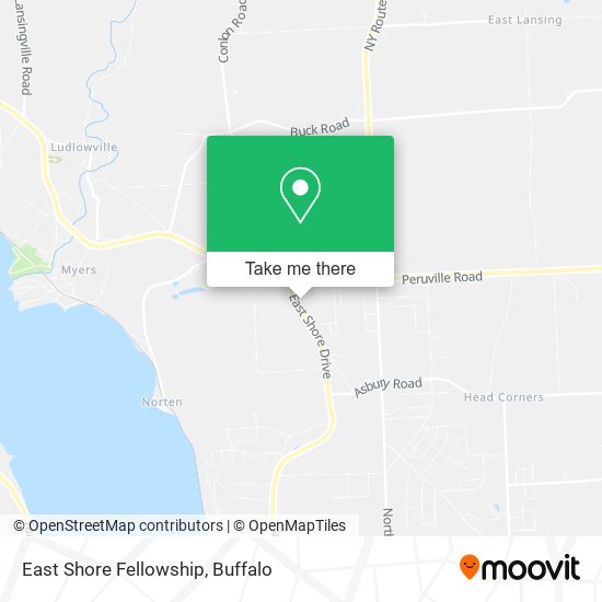 Mapa de East Shore Fellowship