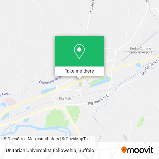 Unitarian Universalist Fellowship map