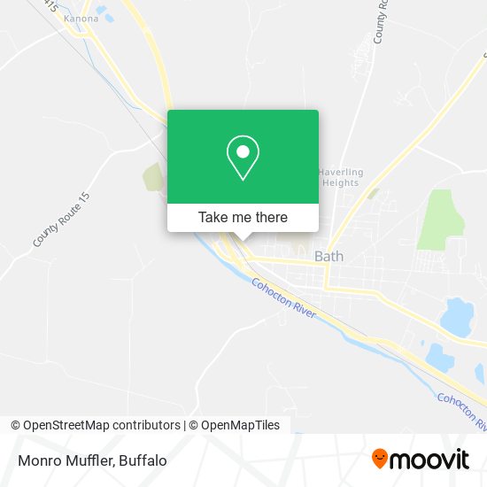 Monro Muffler map