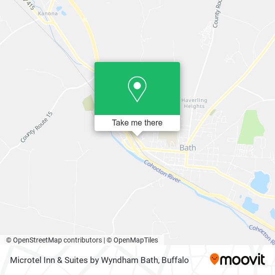 Microtel Inn & Suites by Wyndham Bath map