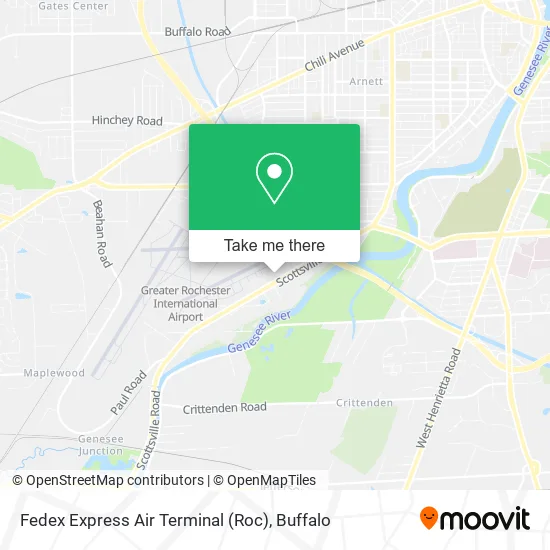Fedex Express Air Terminal (Roc) map