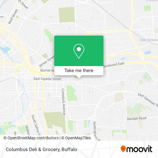 Mapa de Columbus Deli & Grocery
