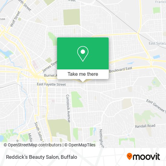 Reddick's Beauty Salon map