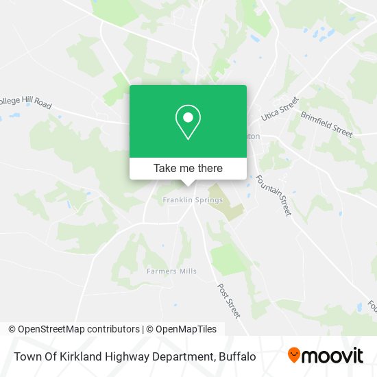 Town Of Kirkland Highway Department map