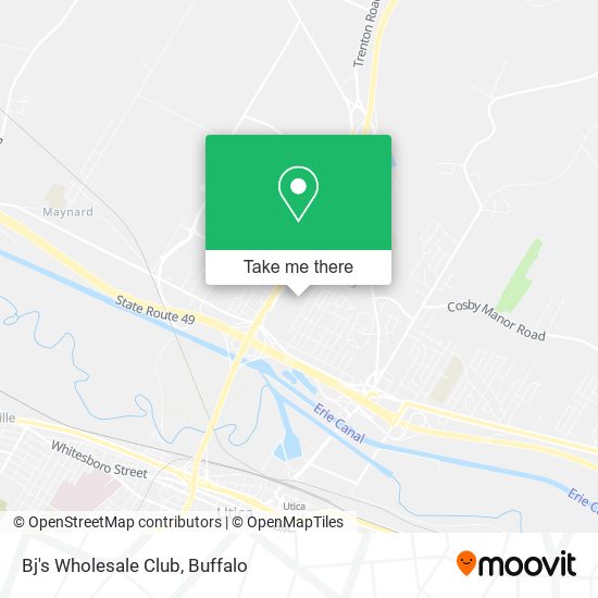 Mapa de Bj's Wholesale Club