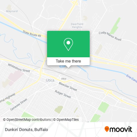 Mapa de Dunkin' Donuts