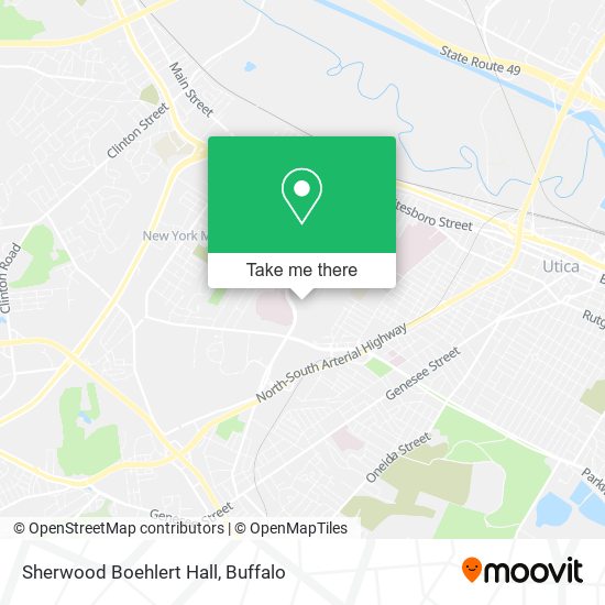 Sherwood Boehlert Hall map