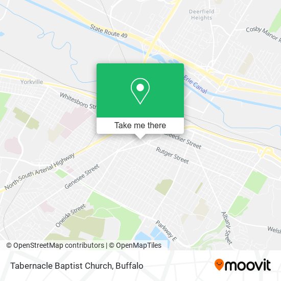 Tabernacle Baptist Church map