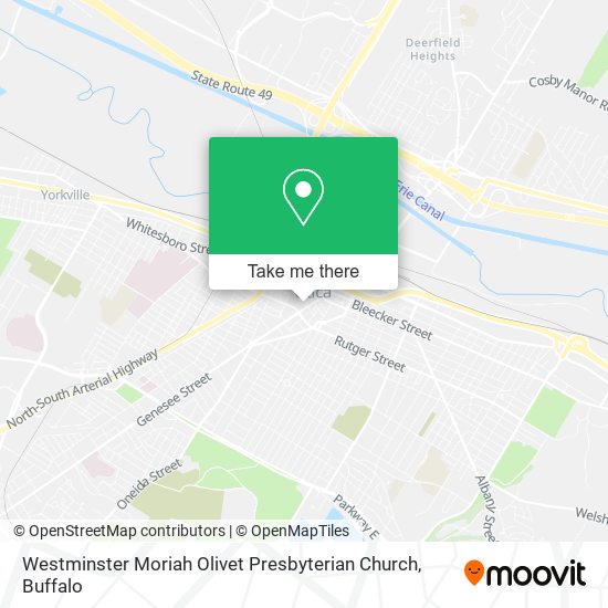 Westminster Moriah Olivet Presbyterian Church map