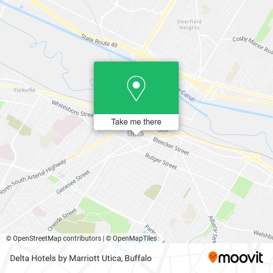 Delta Hotels by Marriott Utica map
