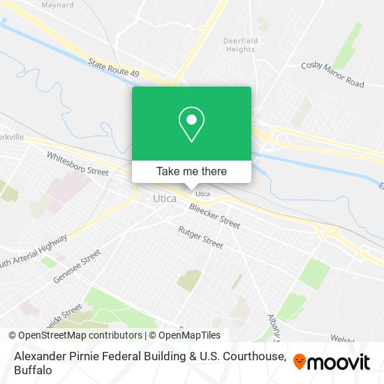 Alexander Pirnie Federal Building & U.S. Courthouse map