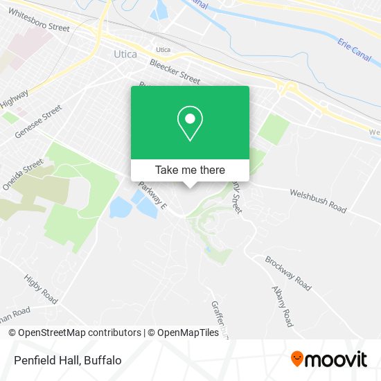 Mapa de Penfield Hall