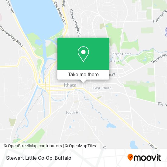 Stewart Little Co-Op map