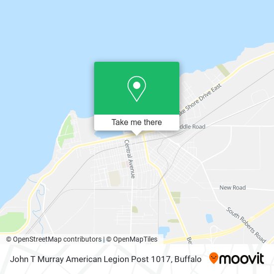 Mapa de John T Murray American Legion Post 1017